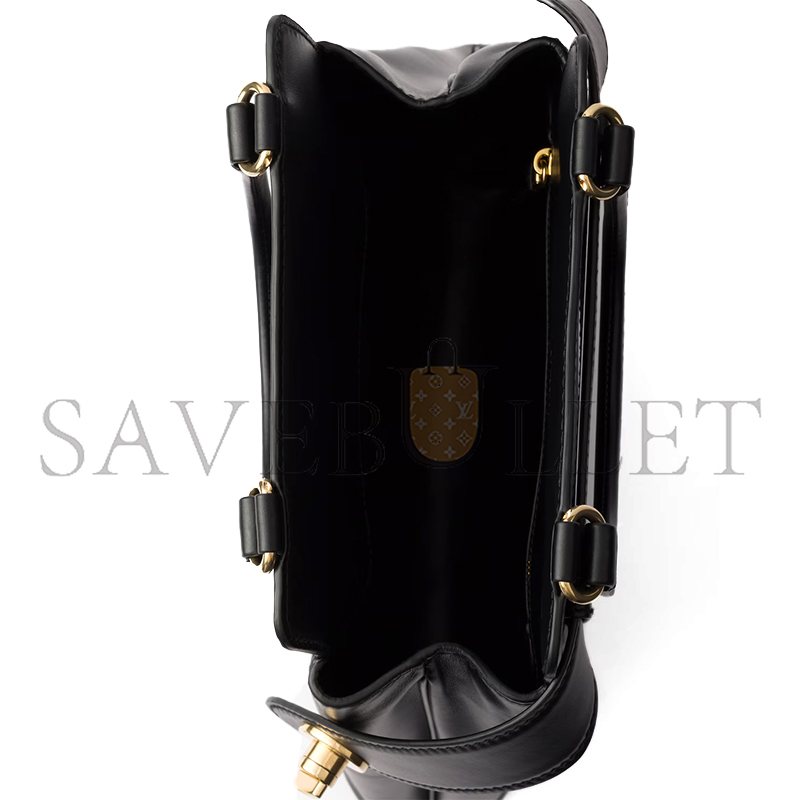 Pra*a Pra*a carey leather bag 1bg567 (31*30*6.5cm)